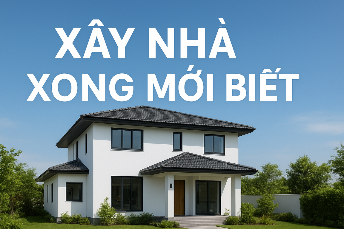 “XÂY NHÀ XONG MỚI BIẾT”: 5 ĐIỀU GIA CHỦ NÀO CŨNG ƯỚC ĐƯỢC NHẮC TRƯỚC KHI KHỞI CÔNG